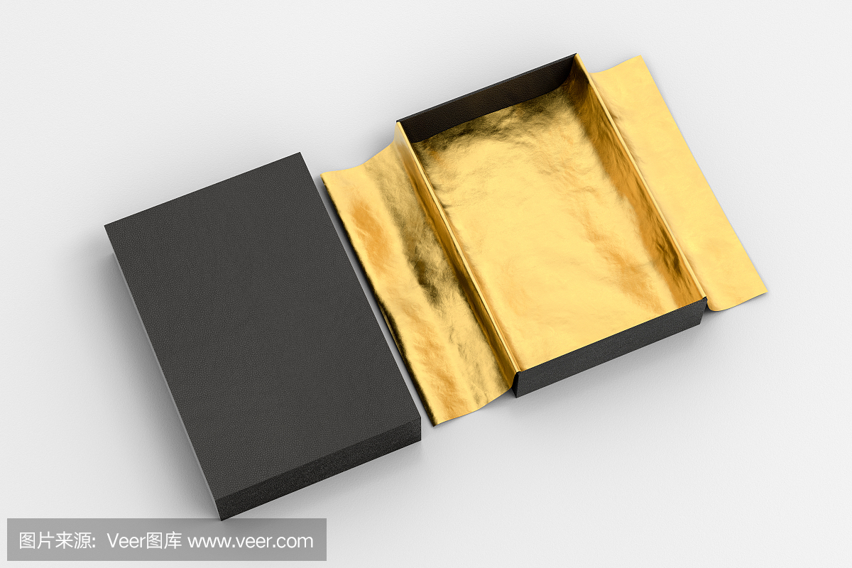 禮盒模型與展開包裝紙
